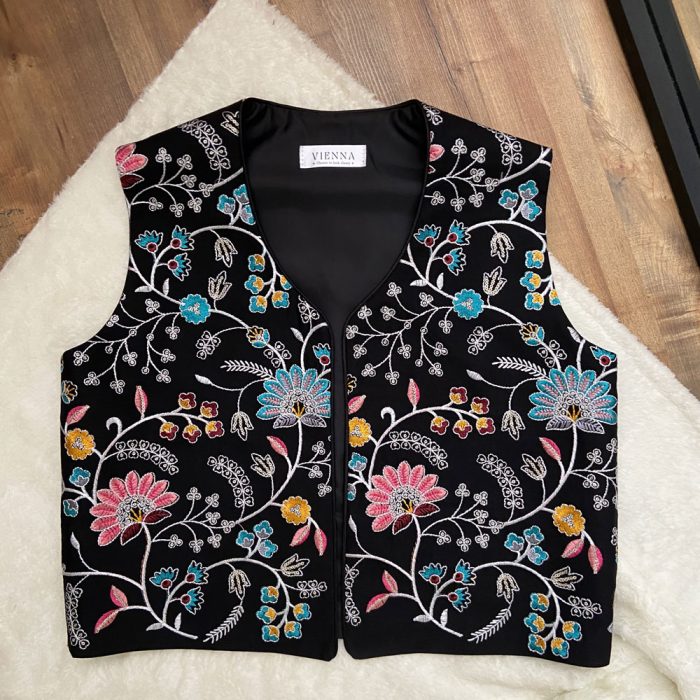 جلیقه سوزن دوزی کد W1245